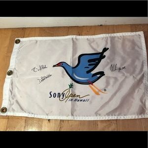 Sony Open Signed Flag